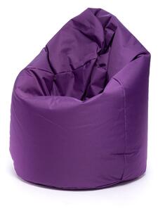 Pouf poltrona sacco in poliestere 85x135 cm con maniglia