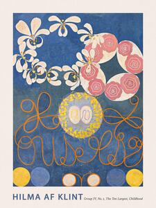 Riproduzione The Very First Abstract Collection The 10 Largest No 1 in Blue - Hilma af Klint