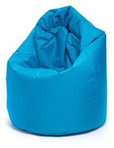 Pouf poltrona sacco in poliestere 70x110 cm con maniglia