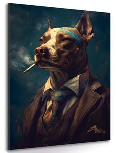 Stampa su tela – Gangster animale cane