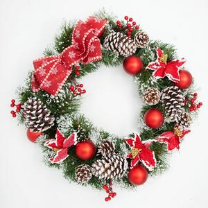 HENGMEI Ghirlanda Natalizia Con Luci 8m: Decorazione LED Per Interni/Esterni (Bianco Neve