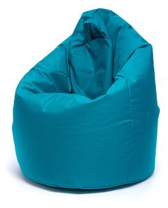 Pouf poltrona sacco in poliestere 70x110 cm con maniglia