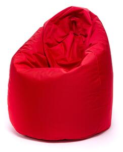 Pouf poltrona sacco in poliestere 70x110 cm con maniglia