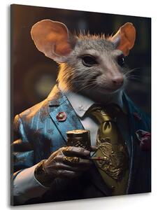 Quadro su tela – Gangster animale ratto