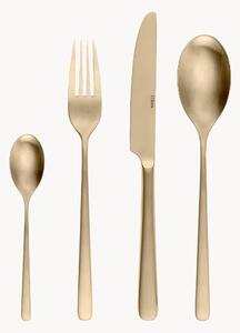 Set di 16 posate spazzolate opache Anemone, 4 persone