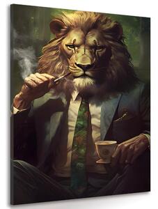 Stampa su tela – Gangster animale leone