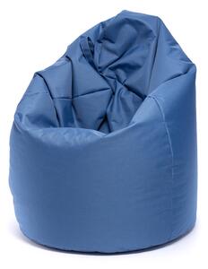 Pouf poltrona sacco in poliestere 70x110 cm con maniglia