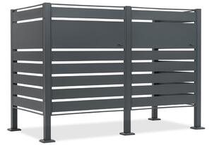 Alloggiamento per 2 contenitori per rifiuti da 120l o 240l Halen CoverTech antracite