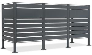 Alloggiamento per 3 contenitori per rifiuti da 120l o 240l Halen CoverTech antracite