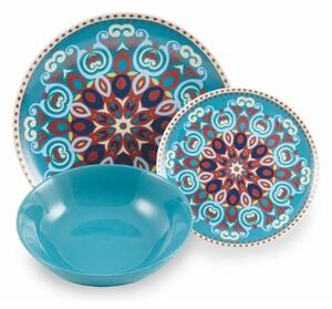 Servizio piatti 18 Pz in Porcellana- Colori Diversi - Shiraz