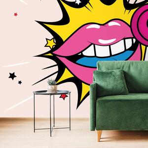 Carta da parati – Dolce lecca-lecca pop art