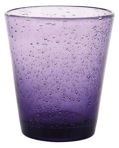 Bicchiere Acqua Viola 330 ml - in pasta di vetro soffiato - Cancun