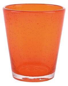Bicchiere Acqua Arancione 330 ml, in pasta di vetro soffiato -