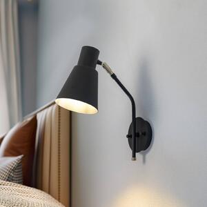 Opviq Applique Sivani MR-664 1 luce nero/oro