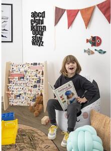 Libreria per bambini in tessuto beige 60x70 cm Nordic - Folkifreckles