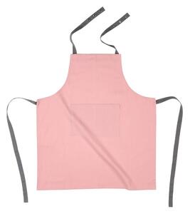 Grembiule da cucina in cotone rosa chiaro - Tiseco Home Studio