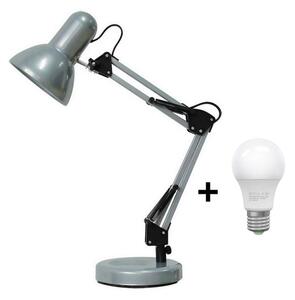 Brilagi - Lampada da tavolo LED ROMERO 1xE27/10W/230V argento