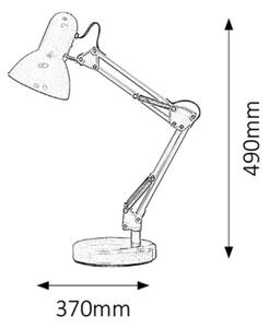 Brilagi - Lampada da tavolo LED ROMERO 1xE27/10W/230V verde