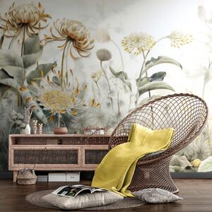 Carta da parati – Fiori avvolti nella natura