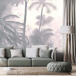 Carta da parati – Palme tropicali delicate