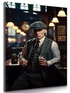 Quadro su tela – Gangster nel bar di whisky