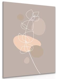 Quadro su tela – Foglia minimalista No1