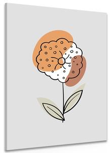 Stampa su tela – Fiore minimalista No2
