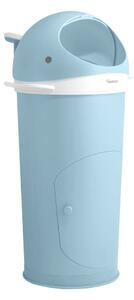 Cestino in plastica azzurro per pannolini 25 L Whale - Kindsgut
