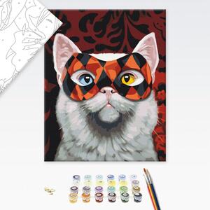 Dipingere con i numeri – Gatto con maschera