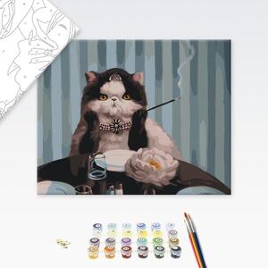 Dipingere con i numeri – Gatto a colazione da Tiffany