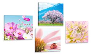 Set di quadri – Tra le braccia della natura