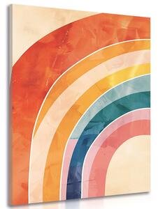 Stampa su tela – Arcobaleno Peach Fuzz