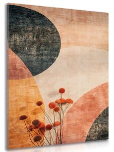 Quadro su tela – Motivi con fiore Peach Fuzz