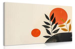 Quadro su tela – Japandi foglie