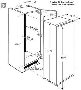 Electrolux Frigorifero da incasso Monoporta Capacit 298 litri Classe energetica F Raffreddamento Ventilato - FI3341V