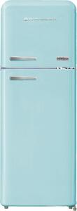 PYRAMIDEA Frigorifero Doppia Porta Capacit 240 Litri Classe energetica E Raffreddamento Ventilato colore Azzurro Satinato Opaco - MAMBO2402LB Mambo