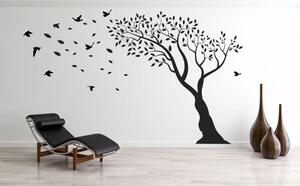 Adesivo murale per interni con motivo ad albero 180 x 180 cm