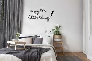 Adesivo murale ENJOY THE LITTLE THINGS (GODERE DELLE PICCOLE COSE) 50 x 100 cm