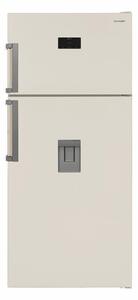 Sharp Frigorifero Doppia Porta Capacit 587 Litri Classe energetica E Raffreddamento No Frost colore Beige - SJ-NTA35CHDJE