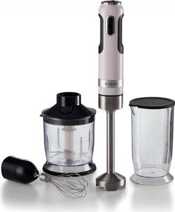 Ariete Frullatore ad Immersione Minipimer Potenza 1000 Watt 10 Velocit + Turbo e Accessori colore Bianco - 00C060201AR0 Moderna