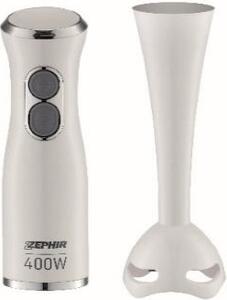 Zephir Frullatore ad Immersione Minipimer Potenza 400 Watt 2 Velocit colore Bianco - ZHC82