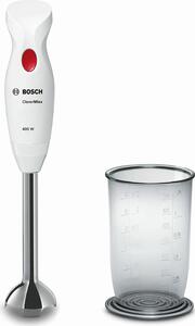 Bosch Frullatore ad Immersione Minipimer Potenza 400 Watt Lama in Acciaio Inox colore Bianco - MSM24100 CleverMixx