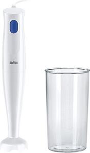 Braun Frullatore ad Immersione Minipimer Potenza 450 Watt Capacit Ciotola 0.6 Litri colore Bianco - MQ 10.001P WH MultiQuick 1
