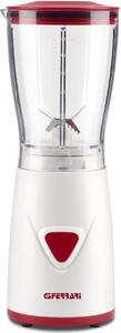 G3 Ferrari Frullatore con Bicchiere 0.5 Litri Potenza 170 watt Lame in Acciaio Inox Funzione Pulse colore Bianco / Rosso - G20073 Mister Fruit