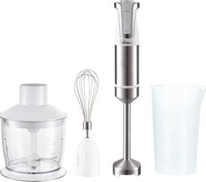 Ardes Frullatore ad Immersione Set 3 in 1 Potenza 1000 Watt 20 Velocit Lame in Acciaio Inox colore Bianco / Inox - ARSET01 Trinity