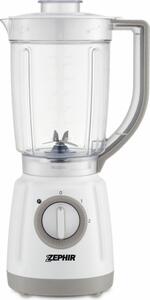 Zephir Frullatore con Bicchiere 2 velocit Potenza 800 Watt Capacit 1.5 Litri Funzione Pulse Lame in Acciaio Caraffa in Plastica Doppio Sistema di
