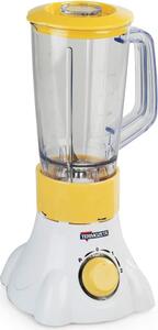 Termozeta Frullatore con Bicchiere 1 Litro lame in acciaio inox potenza 400 watt colore Bianco / Giallo - 73954