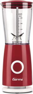 Girmi Frullatore con Bicchiere Capacit 0,5 Litri Potenza 170 watt Lame Inox colore Rosso - FR0302