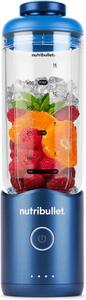 NutriBullet Frullatore con Bicchiere Capacit 0,60 Litri Lame in Acciaio colore Blu Flex - NBP013BL