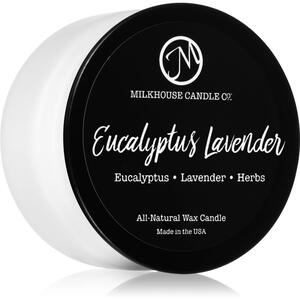 Milkhouse Candle Co. Creamery Eucalyptus Lavender candela profumata Sampler Tin 42 g